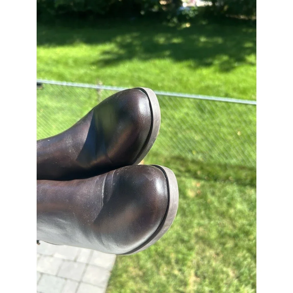 Tommy Hilfiger Women’s Black Ankle Boots Size 8.5M Buckle Zip Booties